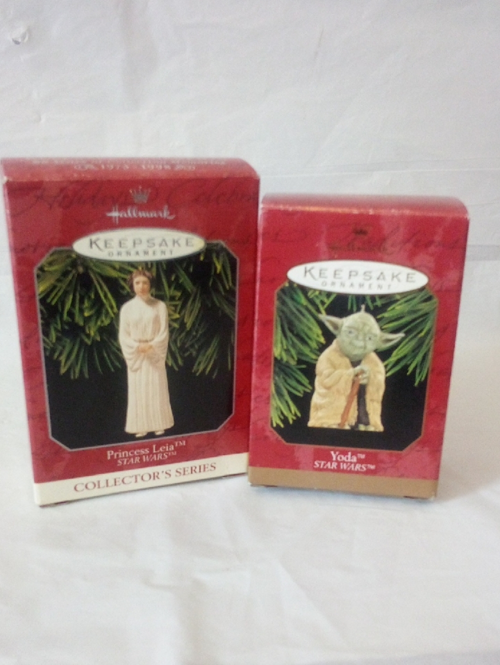 Princess Leia 1998 And Yoda 1997 New Old Stock Never Displayed